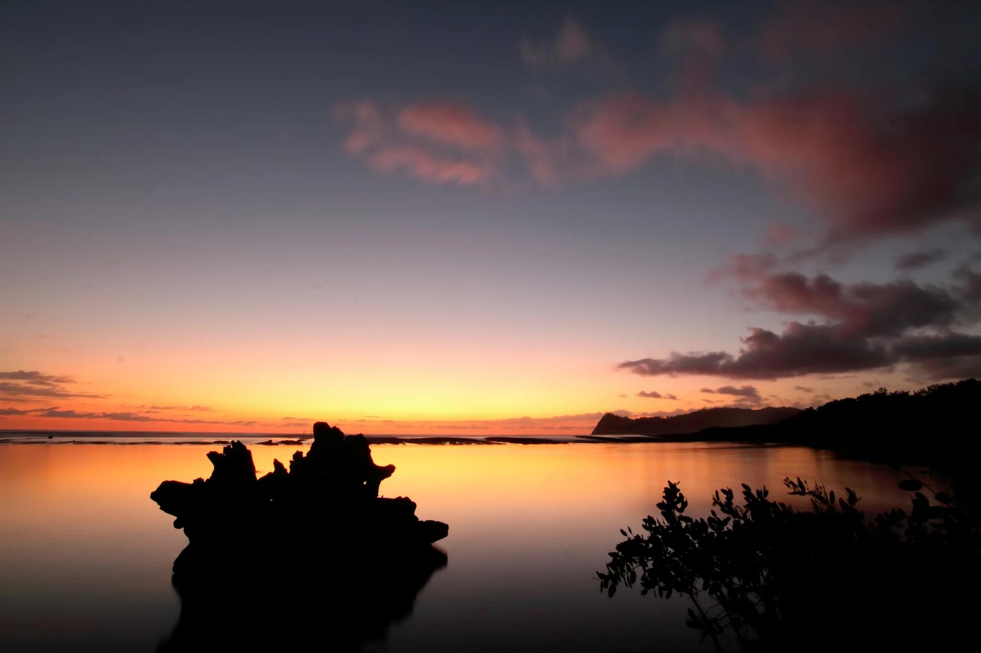 Crépuscule plage buena vista